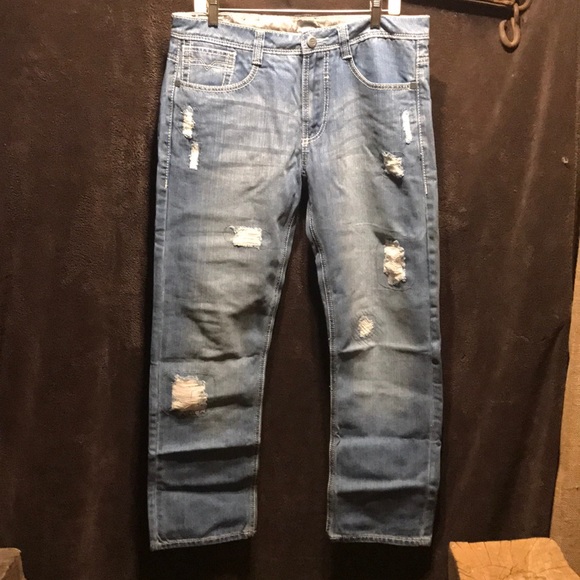 Great looking pair of Vintage Brass distressed 34 - Picture 1 of 5